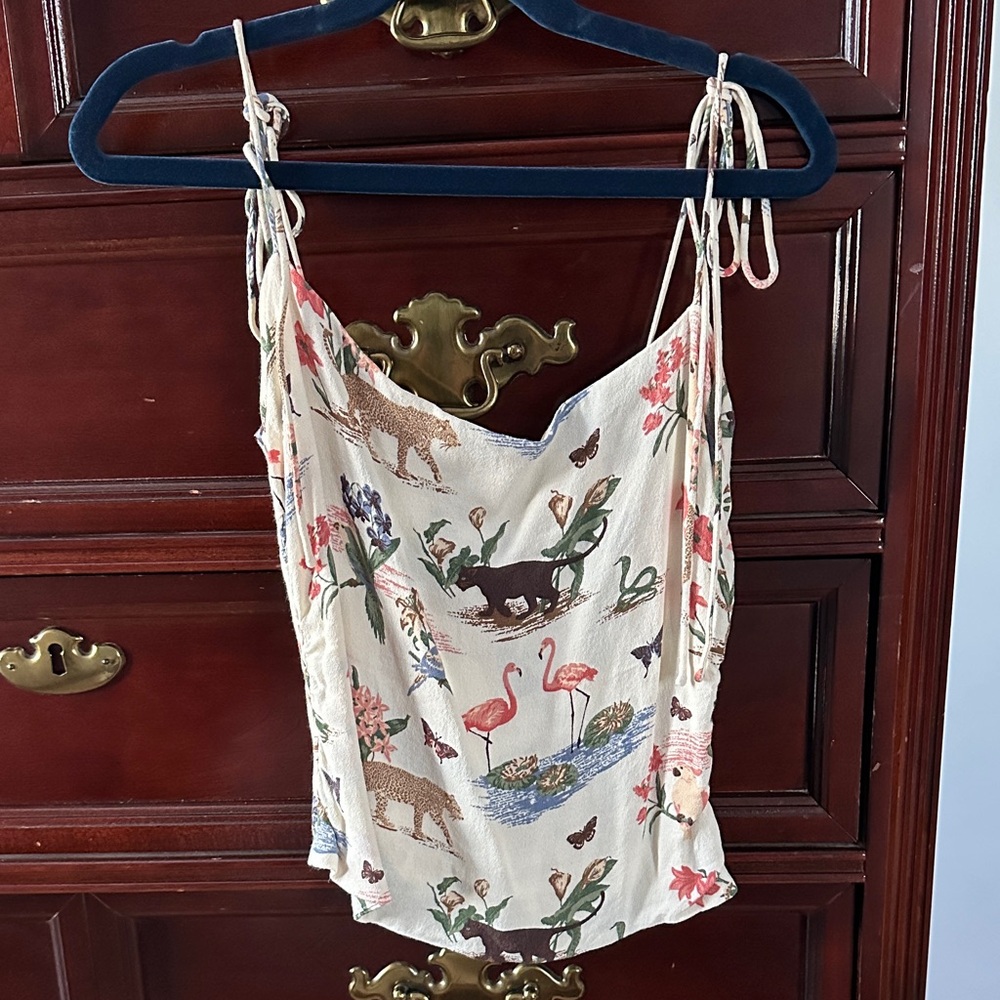 Reformation Animal Print Women's Top